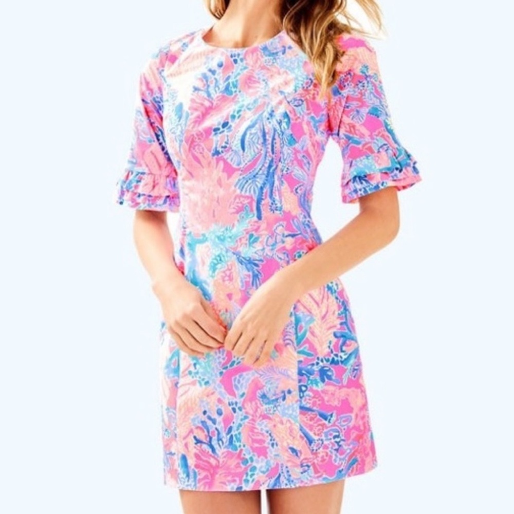 Lilly Pulitzer Fiesta Stretch Dress Size 12